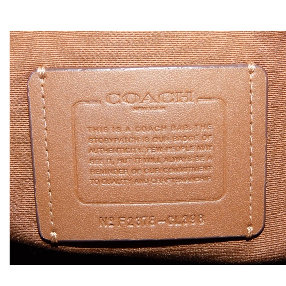 Coach Nina Carryall Tote - Light Saddle with gold metal accents - Picture 10 of 14